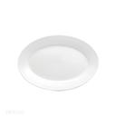 Buffalo Bright White Ware Rolled Edge Platter, 9 5/8 inch -- 12 per case.