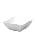 Buffalo Bright White Ware Rolled Edge Undecorated Wave Bowls, 7 inch -- 24 per case.