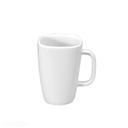 Buffalo Cream White Undecorated Narrow Rim Square Mug, 10 Ounce -- 36 per case.