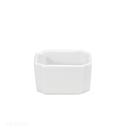 Buffalo Cream White Rolled Edge Undecorated Sugar Packet Holder, 3.25 x 2.625 Holder -- 36 per case.