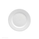Buffalo Bright White Ware Rolled Edge Plate, 6 1/4 inch -- 36 per case.