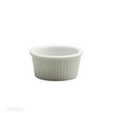 Buffalo Bright White Ware Undecorated Rolled Edge Fluted Ramekin, 3 Ounce -- 36 per case.