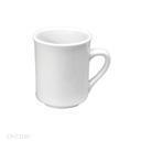 Buffalo Bright White Narrow Rim Cafe Mug, 8 Ounce -- 36 per case.