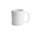 Buffalo Bright White Narrow Rim Undecorated Coffee Mug with Handle, 11 Ounce -- 36 per case.