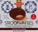 Daelmans Chocolate Jumbo Wafer - Duo Pack, 2.56 Ounce -- 48 per case.