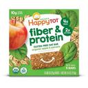 Happy Tot Organic Apples and Spinach Fiber and Protein Soft-Baked Oat Bar, 4.4 Ounce - 6 per case