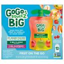Materne Gogo Squeez Big Apple Apple and Apple Raspberry Strawberry Vanilla Fruit on The Go Pouch, 42.3 Ounce -- 2 per case