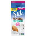 Silk Extended Shelf Life Pure Original Unsweetened Almond Coconut Milk Blend, 0.5 Gallon -- 6 per case