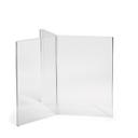 Tablecraft 6 Sided Clear Acrylic Table Tent, 4 x 6 inch -- 12 per case