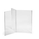 Tablecraft 6 Sided Clear Acrylic Table Tent, 4 x 6 inch -- 12 per case