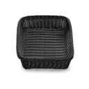 Tablecraft Ridal Collection Polypropylene Large Black Handwoven Rectangular Display Basket, 19 x 14 x 4 inch -- 6 per case