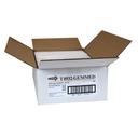National Checking Company Guest Check Board - 1 Part Tan, 15 Line, 4.20 x 9 inch -- 2000 per case.