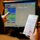 National Checking Company Carbonless Delivery Form - 3 Part White, 14 Line, 3.40 x 6.75 inch -- 2500 per case.