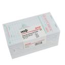 National Checking Company Interleaving Carbon Guest Check Paper - 2 Part White, 17 Line, 3.4 x 6.75 inch -- 50 per case.