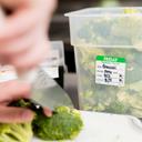 National Checking Friday Item Date Use By Removable Trilingual Label, 2 x 2 inch 500 labels per roll -- 18 rolls per case.