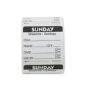 National Checking DateIt Item Date Use By Sunday Removable Label, 500 count per roll -- 18 rolls per case.