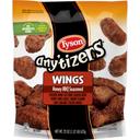 Tyson Anytizers Honey Barbeque Flavored Chicken Wings, 1.375 Pound -- 8 per case.