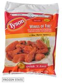 Tyson First and Second Joint Chicken Wing, 4 Pound -- 6 per case.