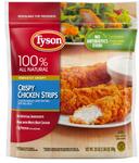 Tyson Fully Cooked Crispy Chicken Breast Strip Fritters with Rib Meat, 1.562 Pound -- 12 per case