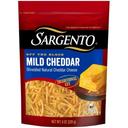 Sargento Off The Block Traditional Cut Mild Cheddar Shredded Cheese, 8 Ounce -- 12 per case