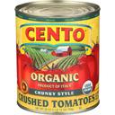 Cento Organic Chunky Style Italian Crushed Tomatoes, 28 Ounce -- 6 per case