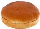 Alpha Baking White Eggwash Hamburger Bun, 12 count per pack -- 6 per case