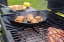 Lodge Seasoned Carbon Steel Skillet, 10 inch -- 3 per case.