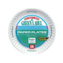 Green Label Natures Own 6 inch Paper Plates, 100 count - 12 per case