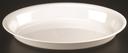 Emi Yoshi White Oval Party Tray, 250 Ounce -- 20 per case