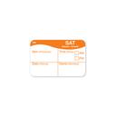 Daymark Cross Hair Rectangle Saturday Day Of The Week Label -- 30000 per case