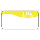 Daymark MoveMark Day of the Week Removable Label - Tuesday, 1 x 2 inch -- 12 rolls per case.