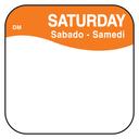 Daymark DissolveMark Day of the Week Label - Saturday, 0.75 x 0.75 inch -- 12 rolls per case.