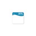 Daymark Square Monday Day Of The Week Label, 1 x 1 inch -- 6000 per case