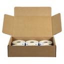 Daymark Trilingual Square Monday Removable Label -- 60 Rolls per case.