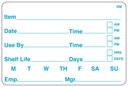 Daymark 2 x 3 inch Dome Shelf Life Label, 125 count per pack -- 12 per case