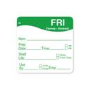 Daymark DissolveMark Shelf Life Day of the Week Label - Friday, 2 x 2 inch -- 12 rolls per case.