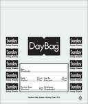 Daymark Day of the Week Portion Bag - Sunday, 5.5 x 5.5 inch -- 4 rolls per case.