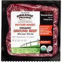 Organic Prairie 85 Percent Lean Ground Beef, 1 Pound -- 8 per case