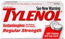 Tylenol Regular Strength Tablets, 100 per unit -- 72 per case