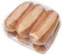Alpha Baking 65 inch White Wheat Steak Bun, 12 count per pack -- 12 per case