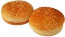 Alpha Baking 45 inch Sesame Hamburger Bun, 12 count per pack -- 4 per case