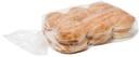 Alpha Baking 45 inch Yellow Sesame Hamburger Bun, 12 count per pack -- 4 per case