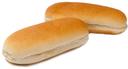 Alpha Baking Jumbo Plain Hot Dog Bun, 12 count per pack -- 6 per case