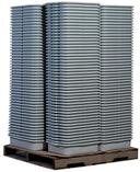 Tablecraft Gray Tote Box Bus Tub, 7.5 Gallon -- 24 per case