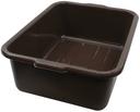 Tablecraft Brown Tote Box Bus Tub, 7.5 Gallon -- 12 per case
