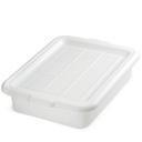 Tablecraft High Density Polyethylene Milky White Cover Only, 21 1/4 x 15 3/4 inch -- 12 per case.