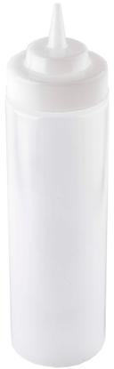 Tablecraft Widemouth Natural Squeeze Bottle Dispenser, 24 Ounce -- 12 per case