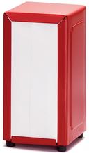 Tablecraft Full Size Red Napkin Holder, 4 3/4 x 3 7/8 x 7 1/2 inch - 12 count per pack -- 2 packs per case