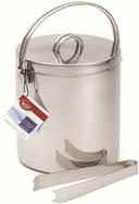 Tablecraft Stainless Steel Double Wall Ice Bucket with Tong -- 10 per case