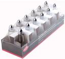 Tablecraft Eiffel Tower Salt and Pepper Chrome Top Shaker, 1 Ounce - 12 count per pack -- 4 packs per case